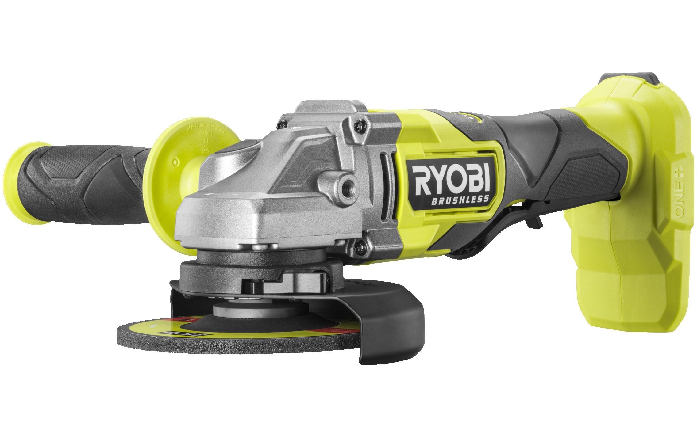 RYOBI Akku-Winkelschleifer RAG18BL-0 RYOBI Akku-Winkelschleifer RAG18BL-0
