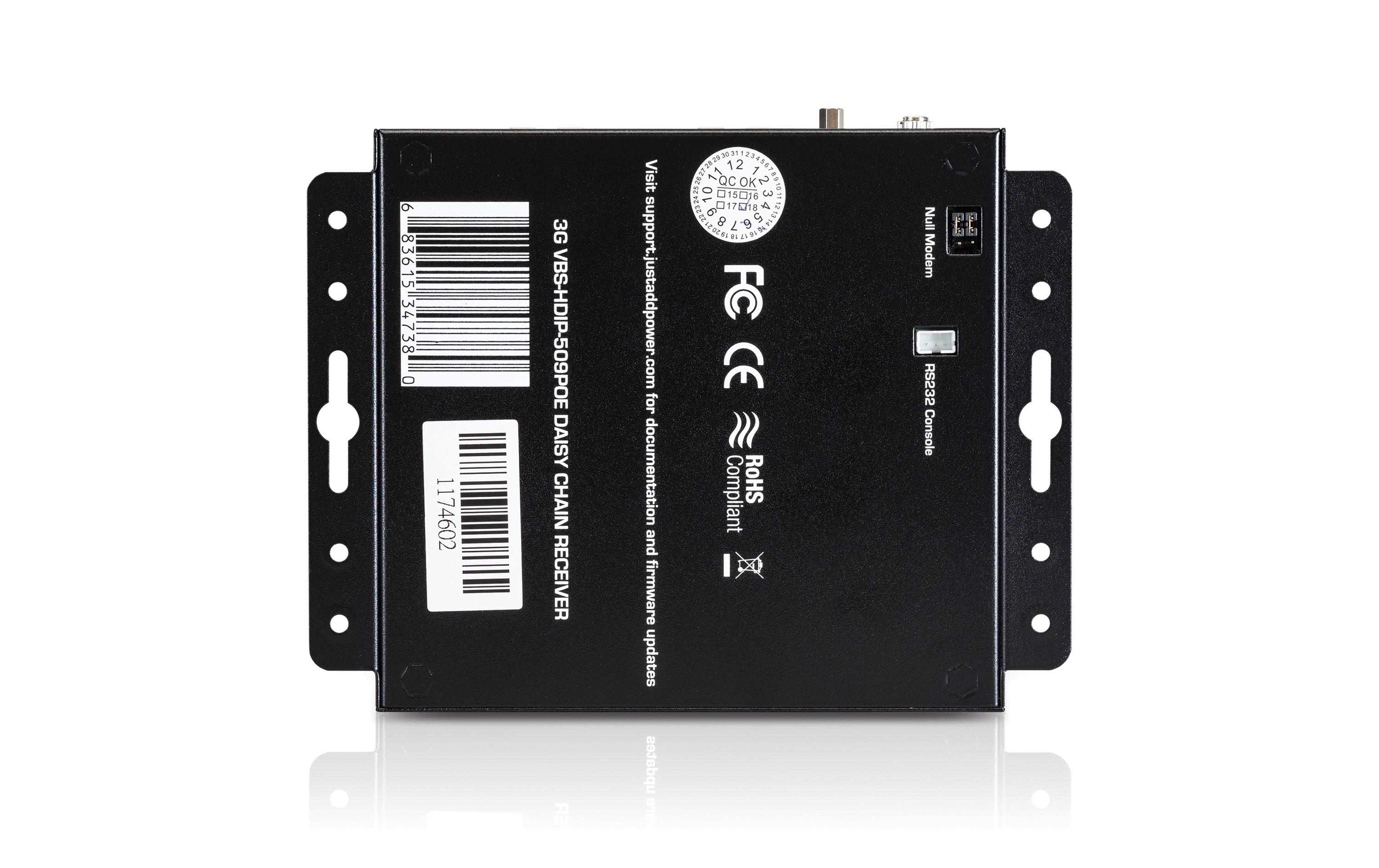 JUSTADDPOWER IP Receiver VBS-HDIP-509POE HDMI, PoE, Daisy-Chain, 4K