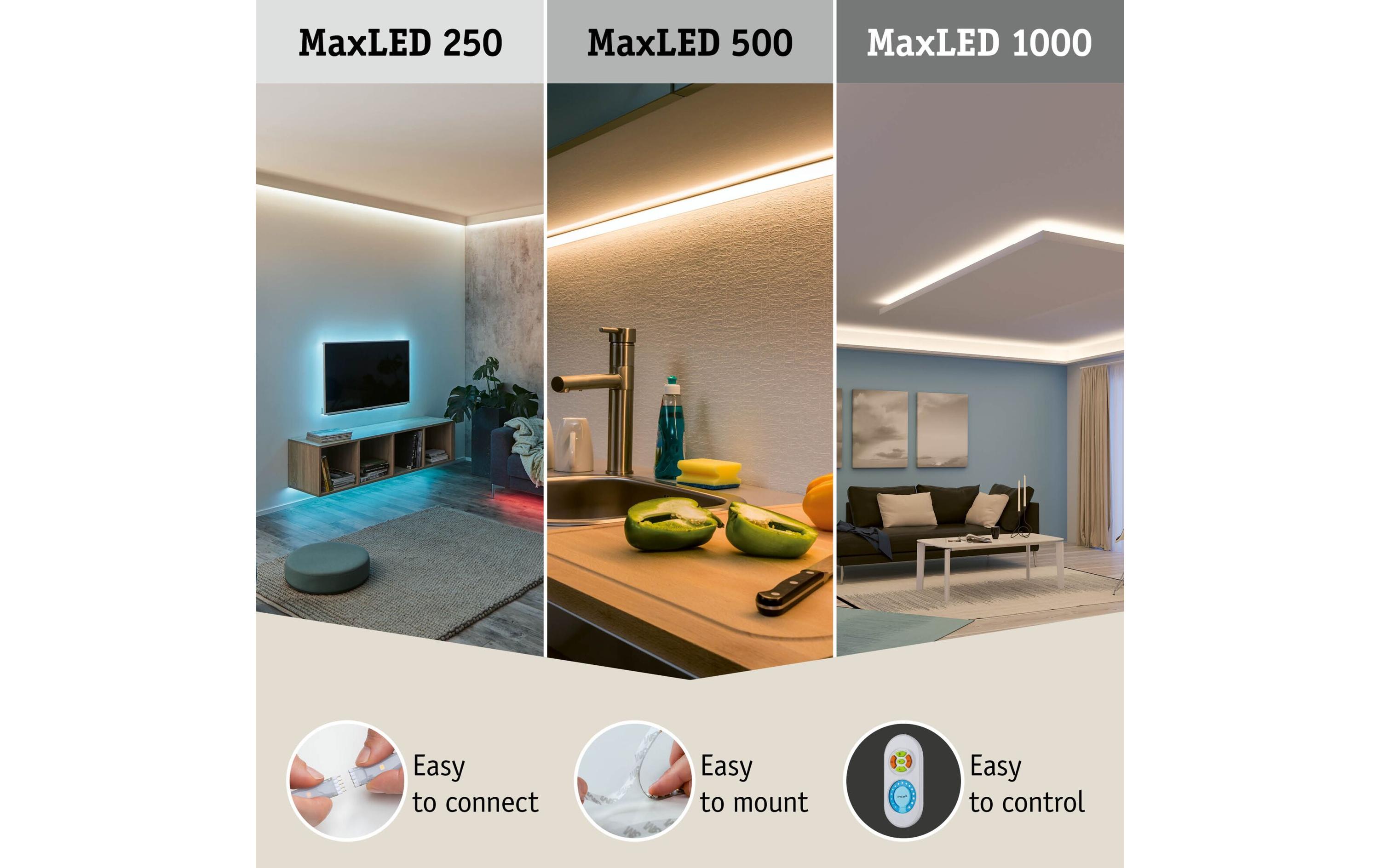 Paulmann MaxLED 1000 LED Strip Full-Line COB Edge