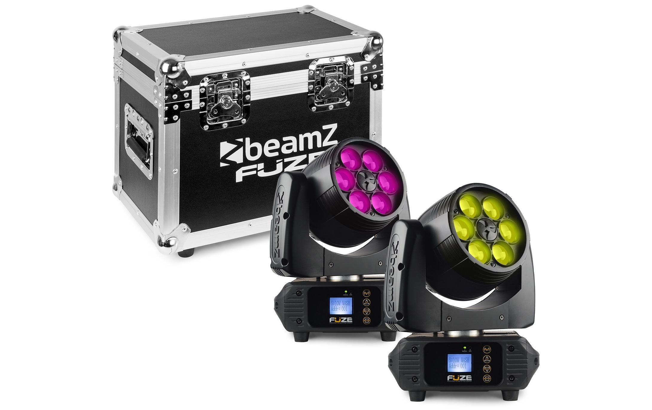 BeamZ Moving Head Fuze610Z Wash Set