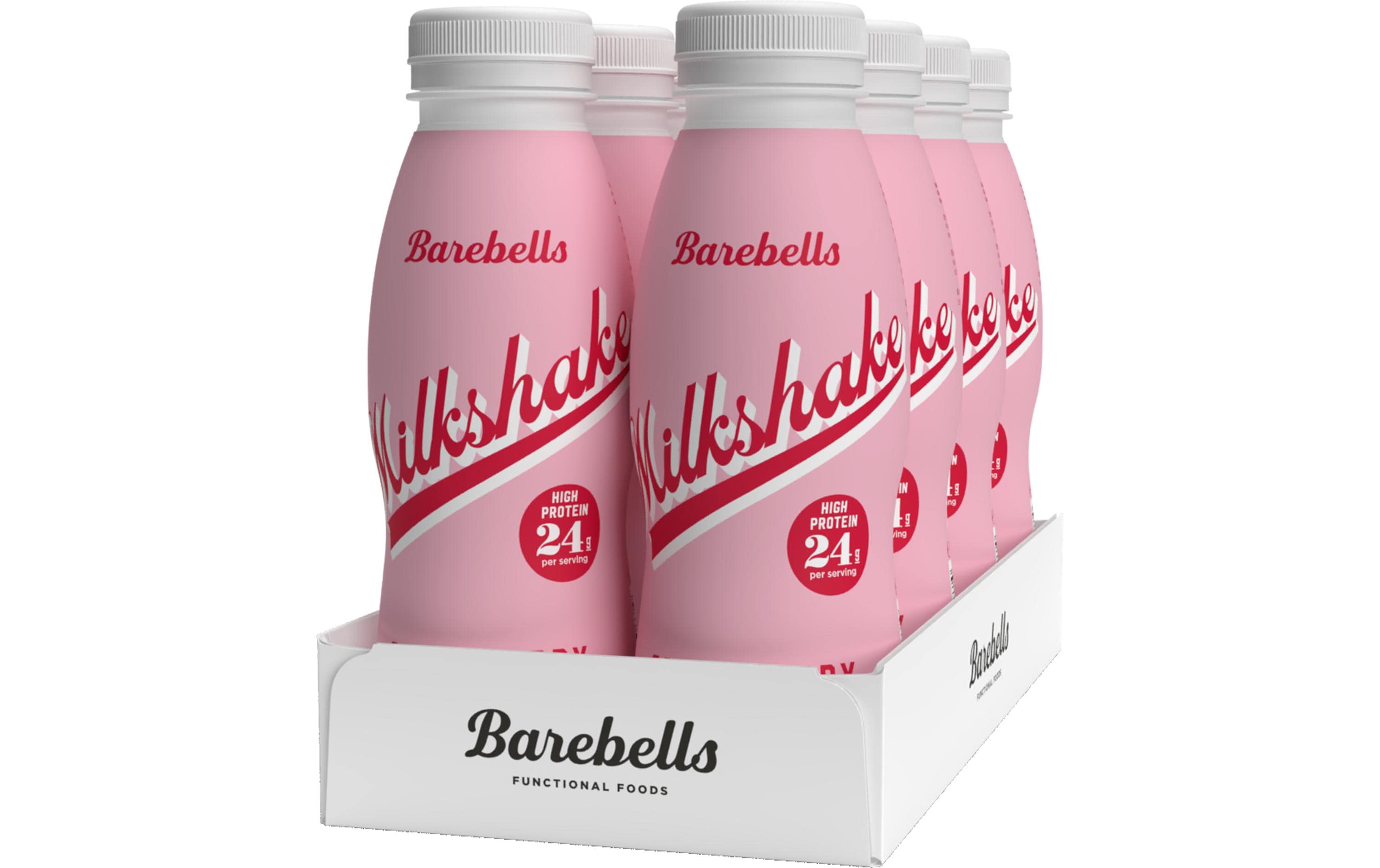 Barebells Milchshake Strawberry 8 x 330 ml Barebells Milchshake Strawberry 8 x 330 ml
