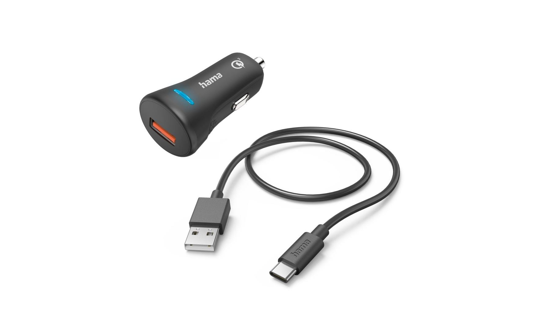 Hama Autoladegerät USB-C 19.5 W Schwarz Hama Autoladegerät USB-C 19.5 W Schwarz