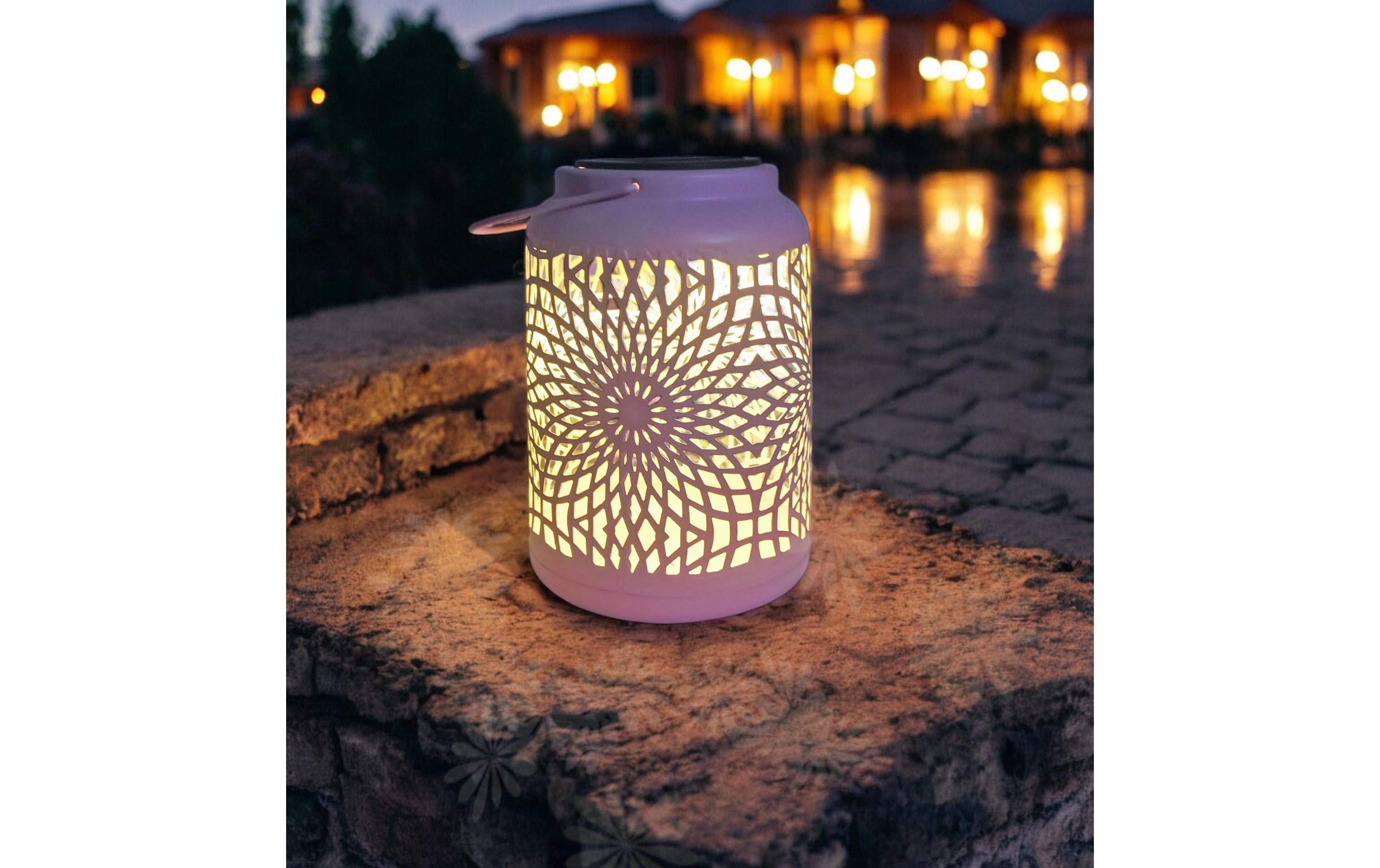 Dameco Laterne Muster Rosa Dameco Laterne Muster Rosa