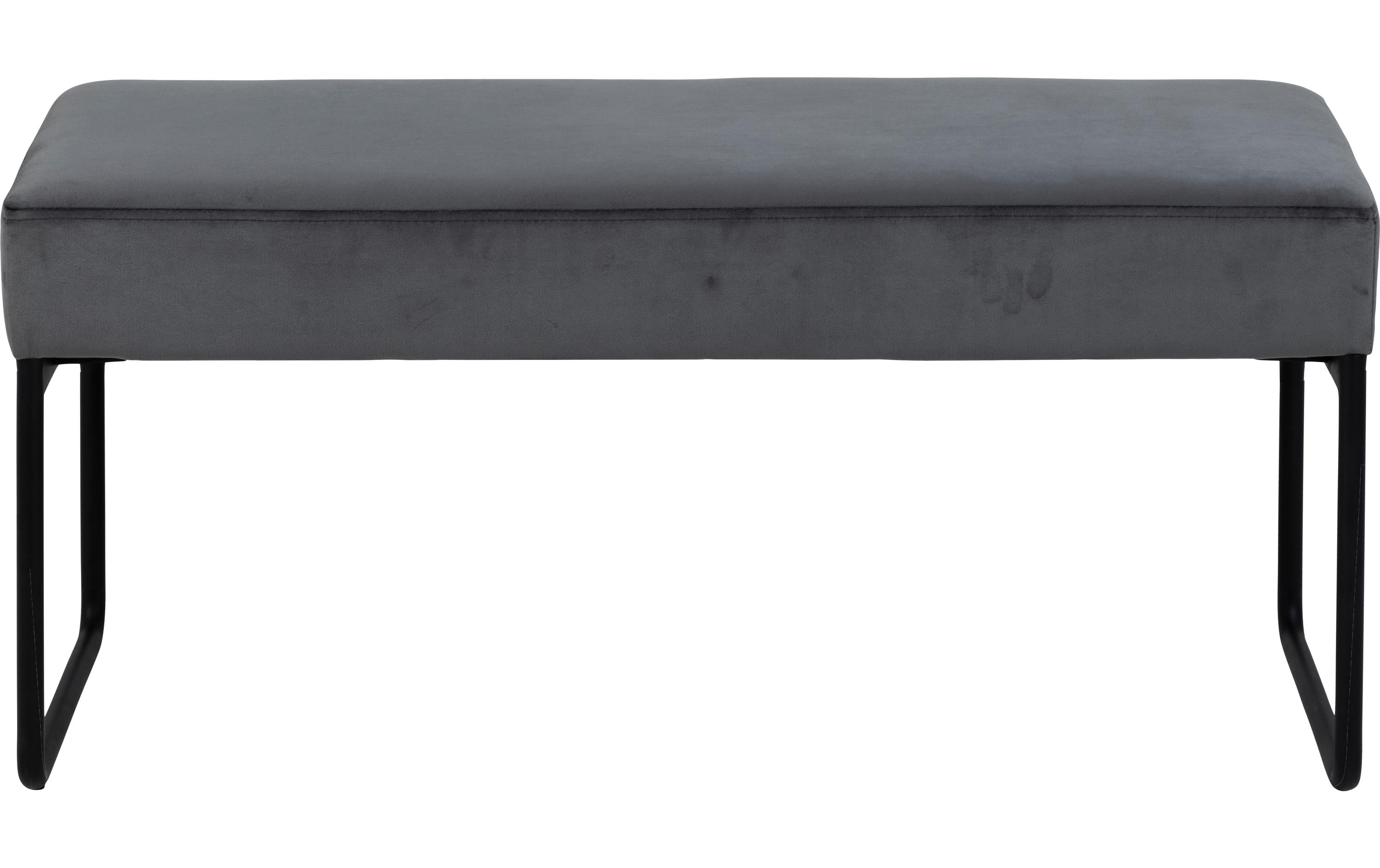 AC Design Sitzbank Xenia 95 x 46 cm, Dunkelgrau