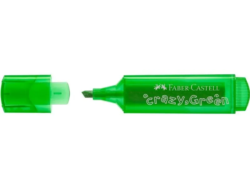 Faber-Castell Textmarker 1546 superfluorescent, Grün Faber-Castell Textmarker 1546 superfluorescent, Grün