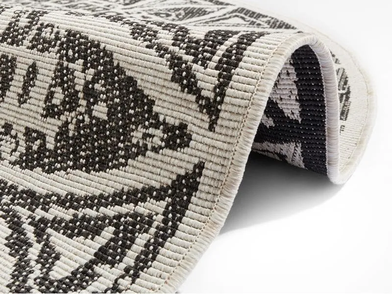 Freundin Home Collection Teppich Lilja 140 cm, Schwarz Freundin Home Collection Teppich Lilja 140 cm, Schwarz