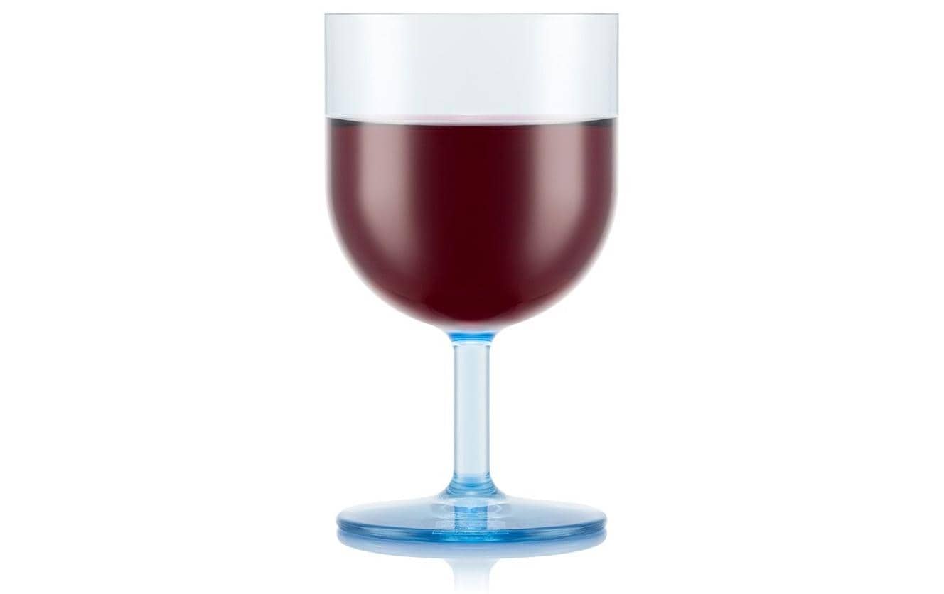 Bodum Outdoor-Weinglas Oktett 250 ml, Blau, 4 Stück