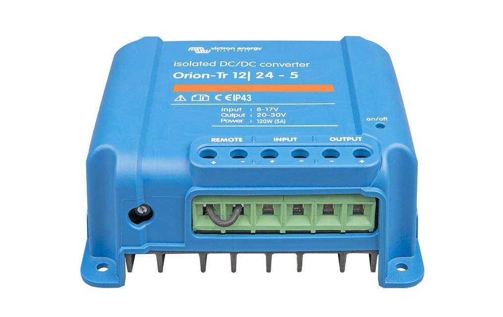 Victron DC/DC Spannungs-Wandler Orion-Tr 12-24 V, 5A 120 W Victron DC/DC Spannungs-Wandler Orion-Tr 12-24 V, 5A 120 W