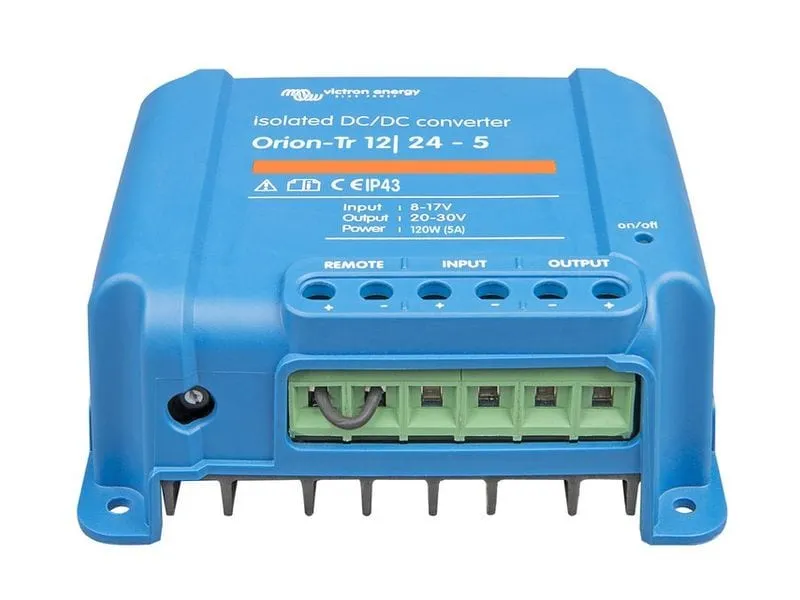 Victron DC/DC Spannungs-Wandler Orion-Tr 12-24 V, 5A 120 W Victron DC/DC Spannungs-Wandler Orion-Tr 12-24 V, 5A 120 W