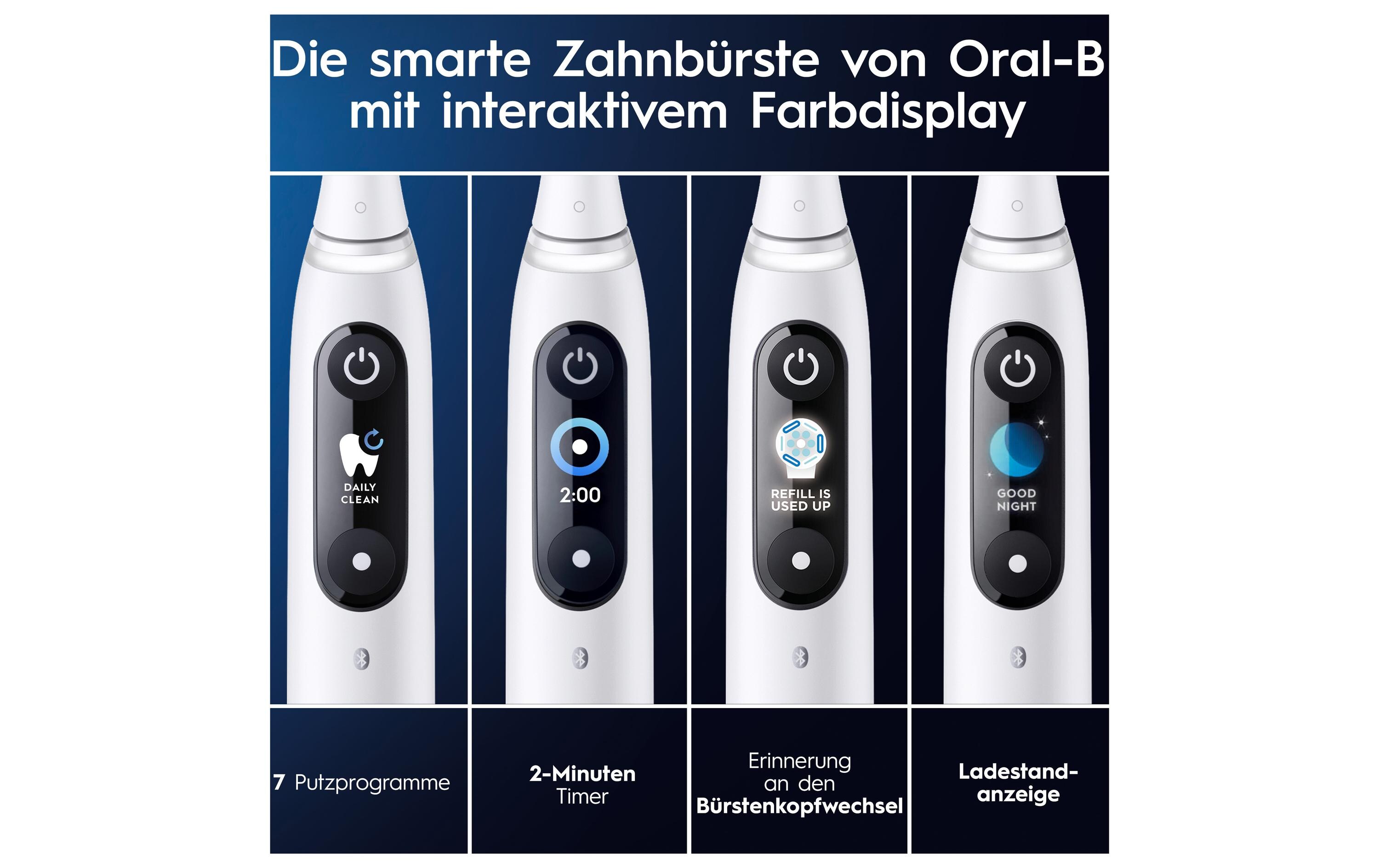 Oral-B Elektrische Zahnbürste iO Series9 White Alabaster