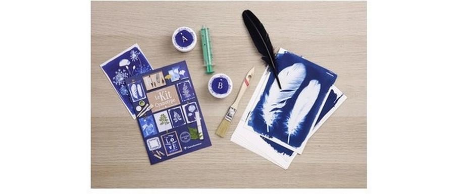 Clairefontaine Bastelset Cyanotype-Kit 10 Blatt