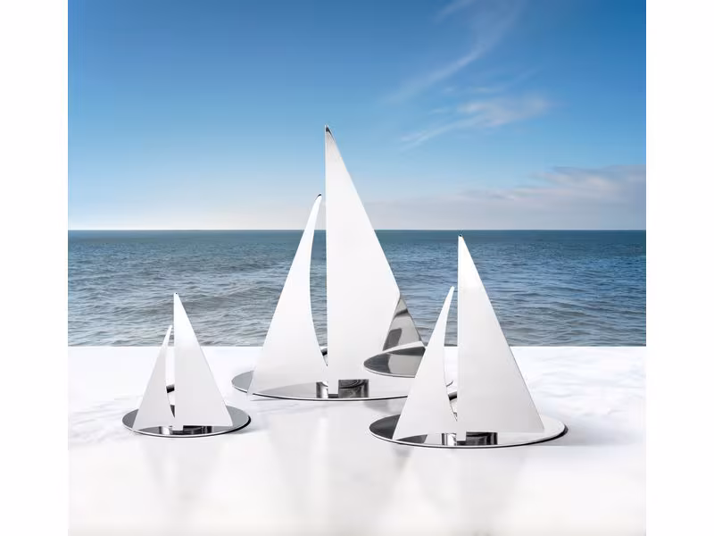 Philippi Windlicht Regatta S, Silber