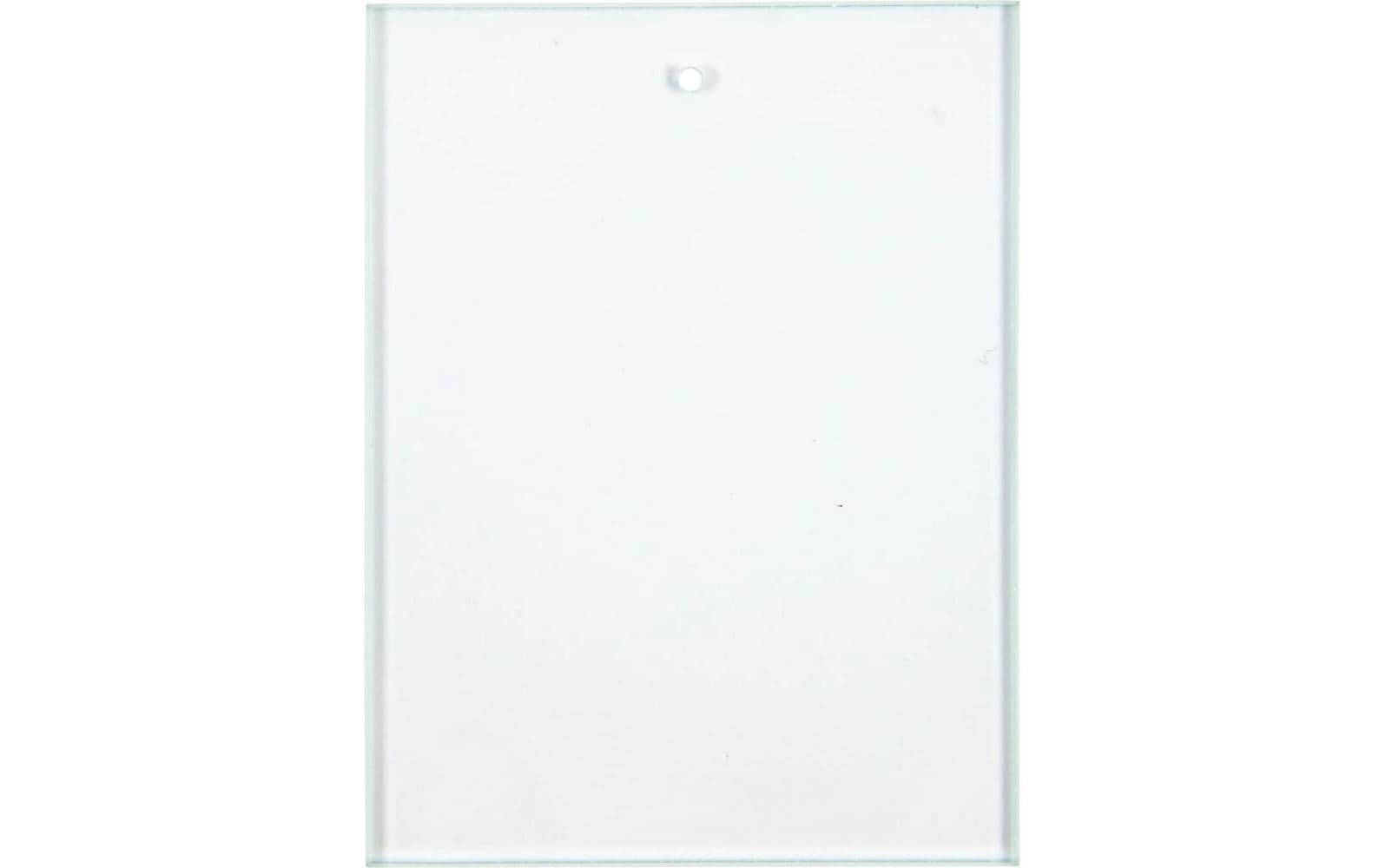 Creativ Company Glasplatte 8 x 6 cm, 10 Stück