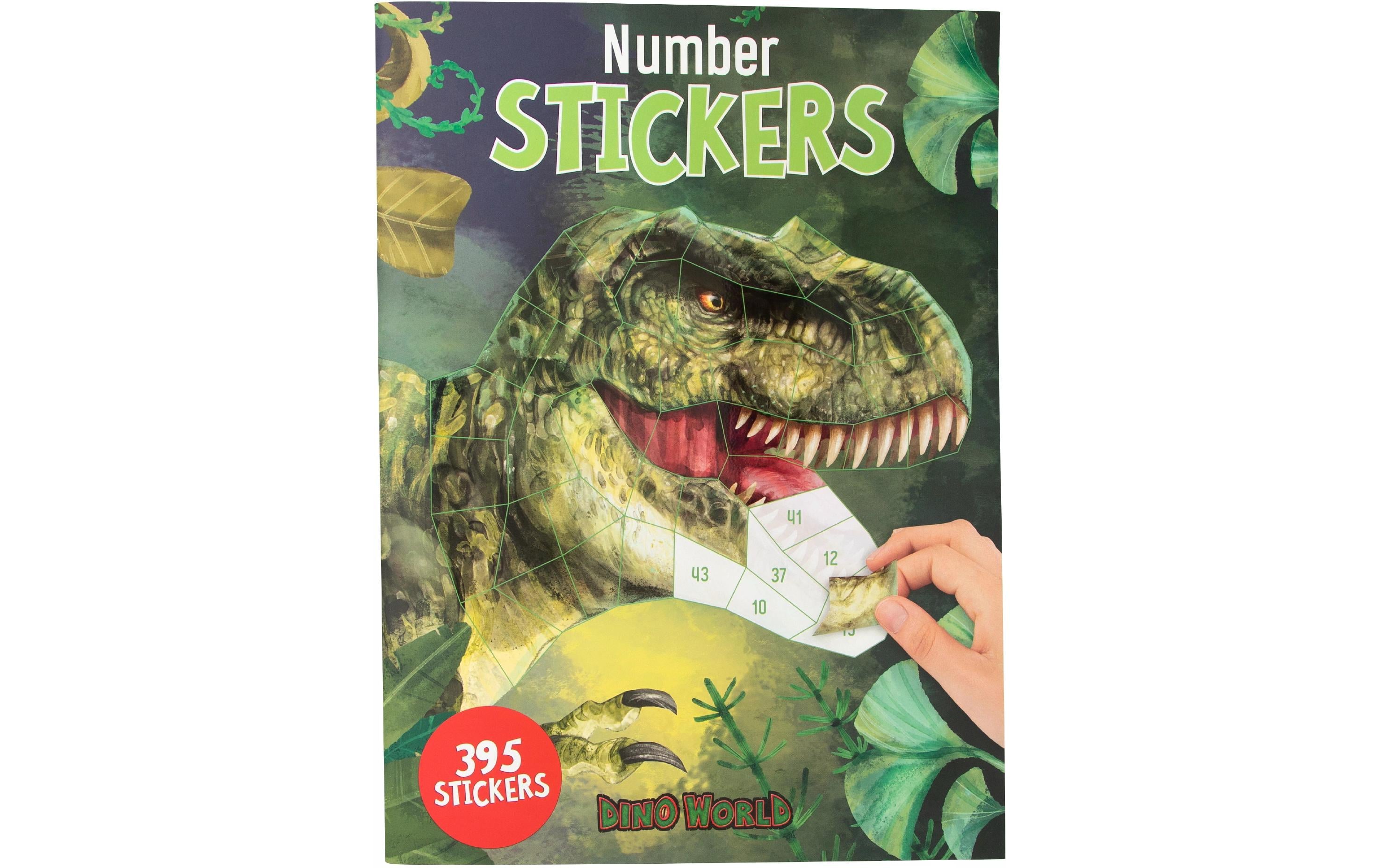 Depesche Stickerbuch Nummern DinoWorld 16 Seiten