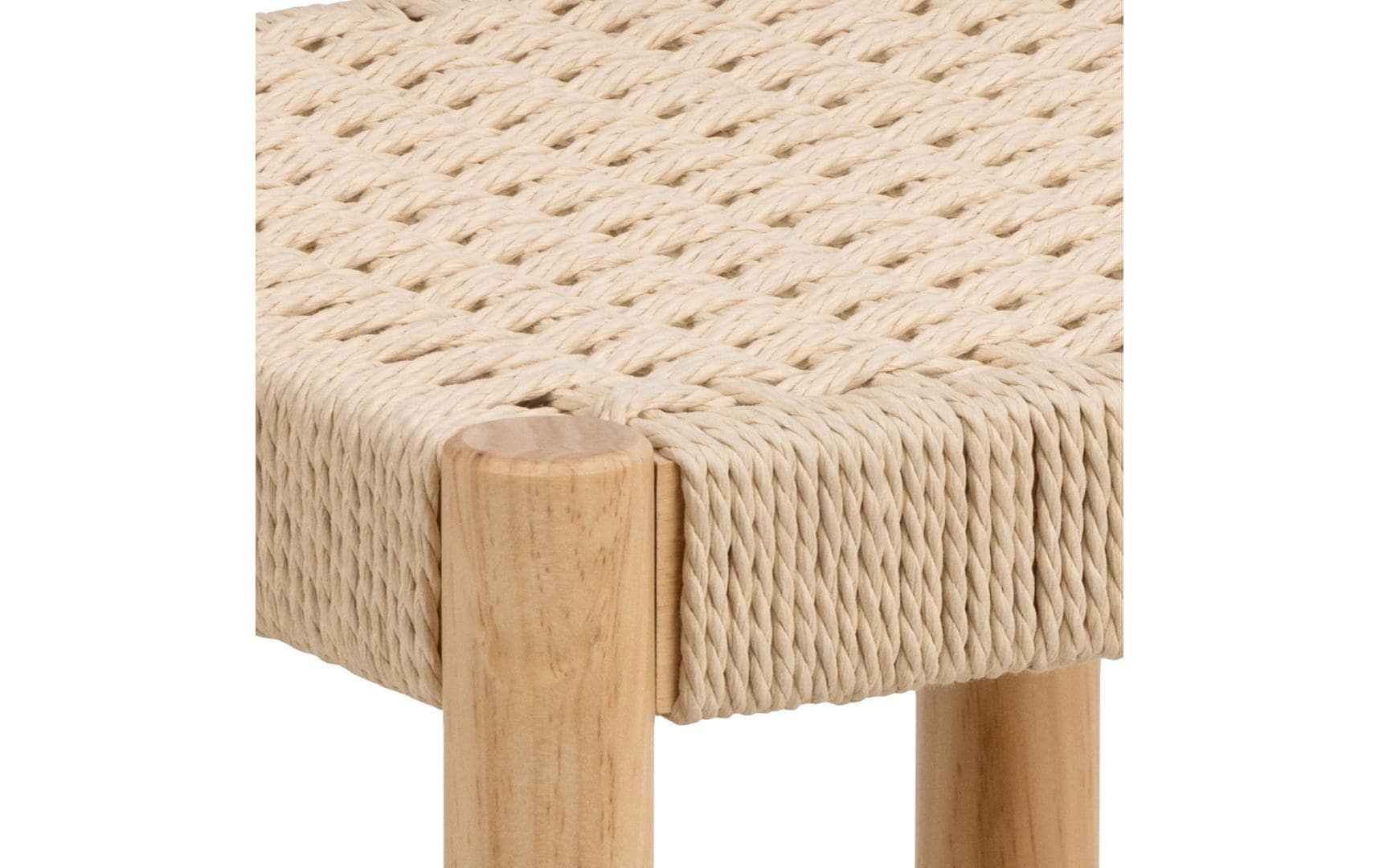 AC Design Hocker Alvin Holz, Weiss