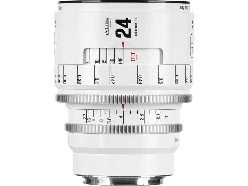 7Artisans Festbrennweite 24mm T/2.1 INFINTE Weiss – Canon EF 7Artisans Festbrennweite 24mm T/2.1 INFINTE Weiss – Canon EF