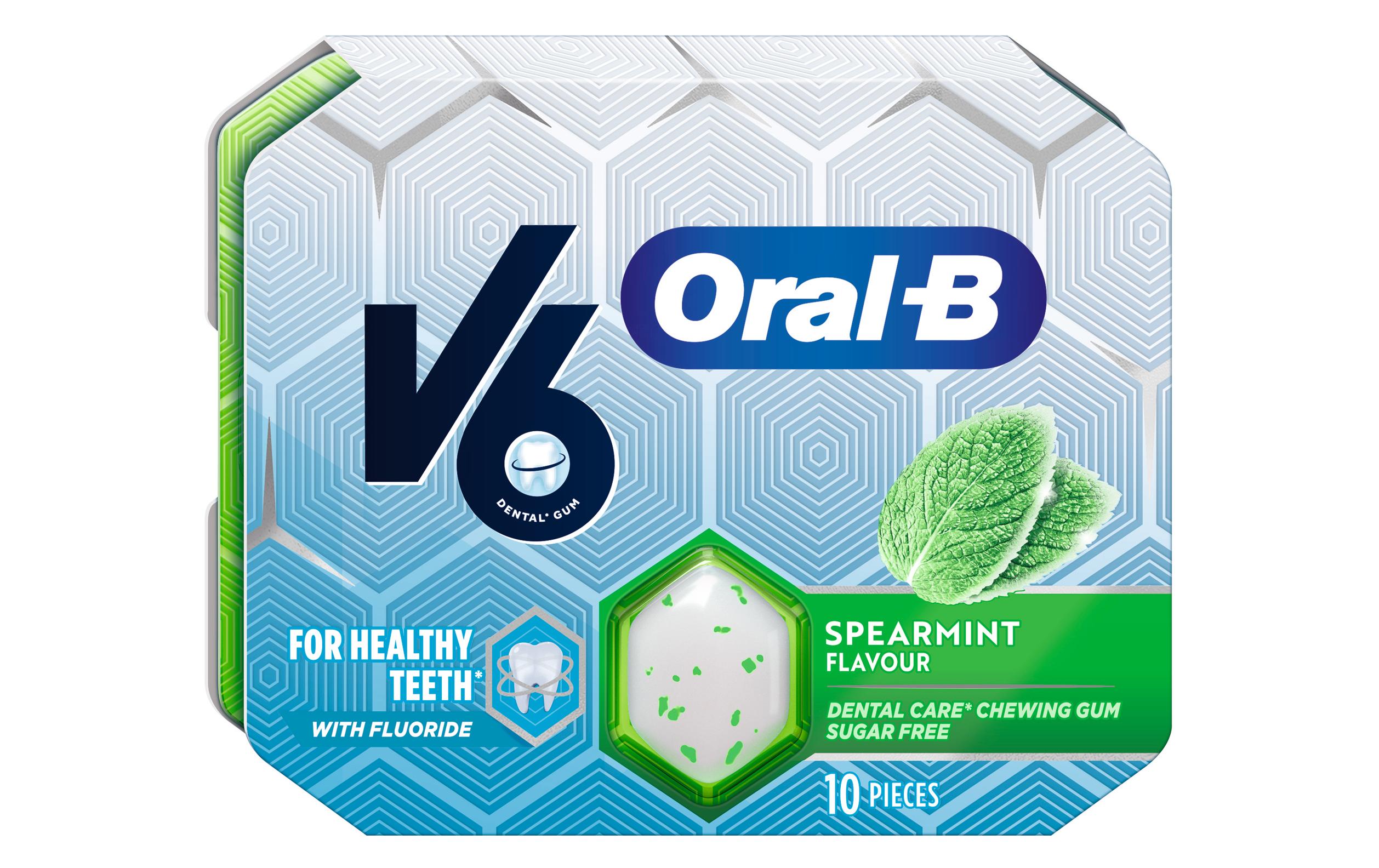 V6 Kaugummi Oral-B Spearmint 17 g