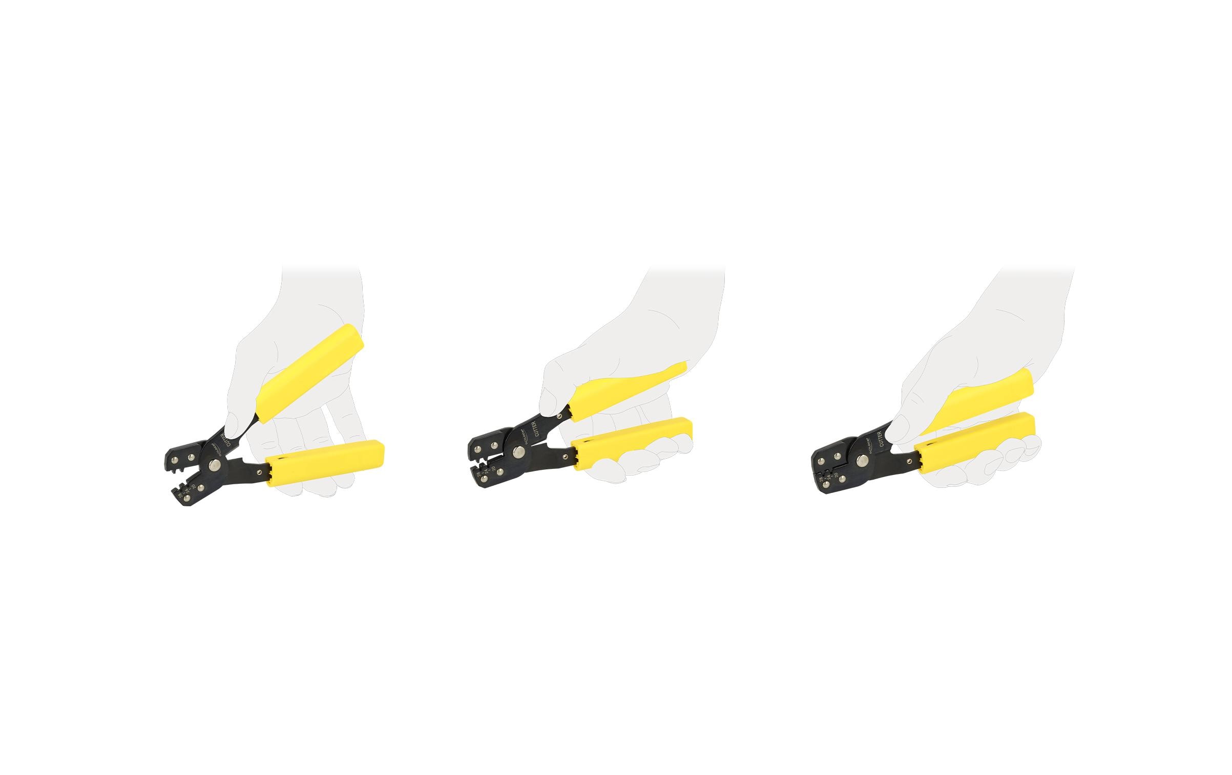 Delock Crimpzange für Crimpkontakte AWG 20/24/28