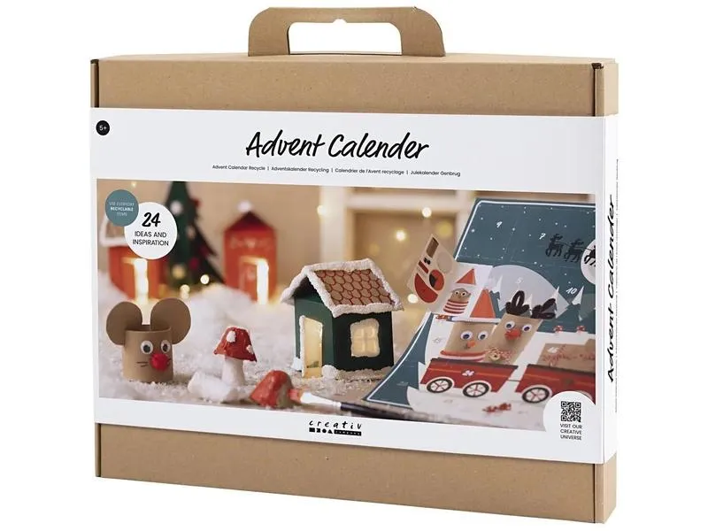 Creativ Company Adventskalender Bastelprojekte Recycling