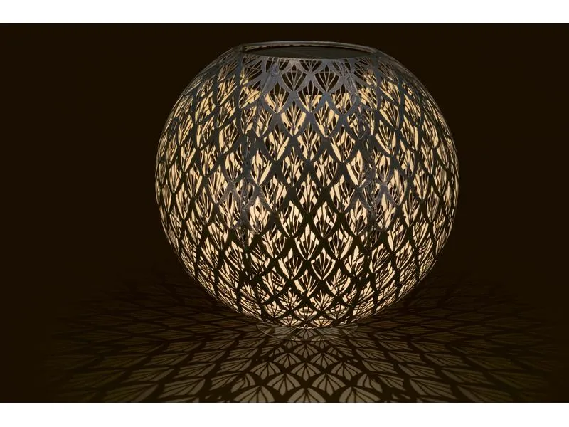 STT Windlicht Solar Antic Ball Emilia, Ø 40 cm, Marineblau STT Windlicht Solar Antic Ball Emilia, Ø 40 cm, Marineblau