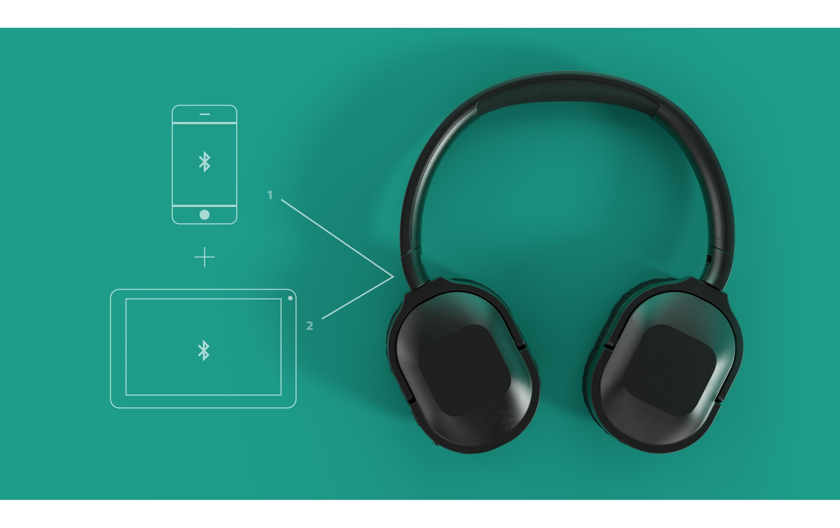 Philips Over-Ear-Kopfhörer TAH6506BK/00 Schwarz Philips Over-Ear-Kopfhörer TAH6506BK/00 Schwarz