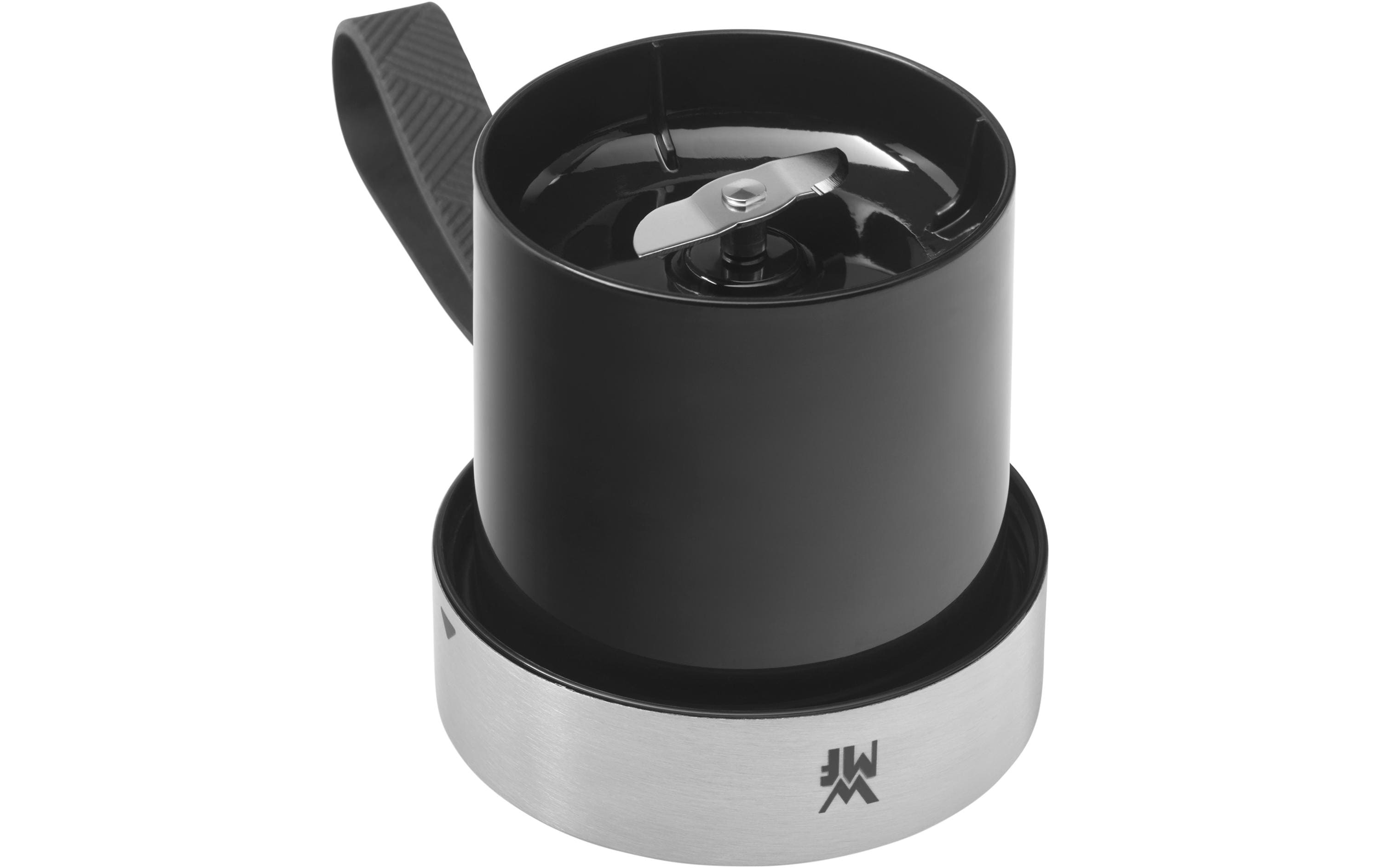 WMF Smoothie Maker Küchenminis Mix on the go Schwarz/Silber matt
