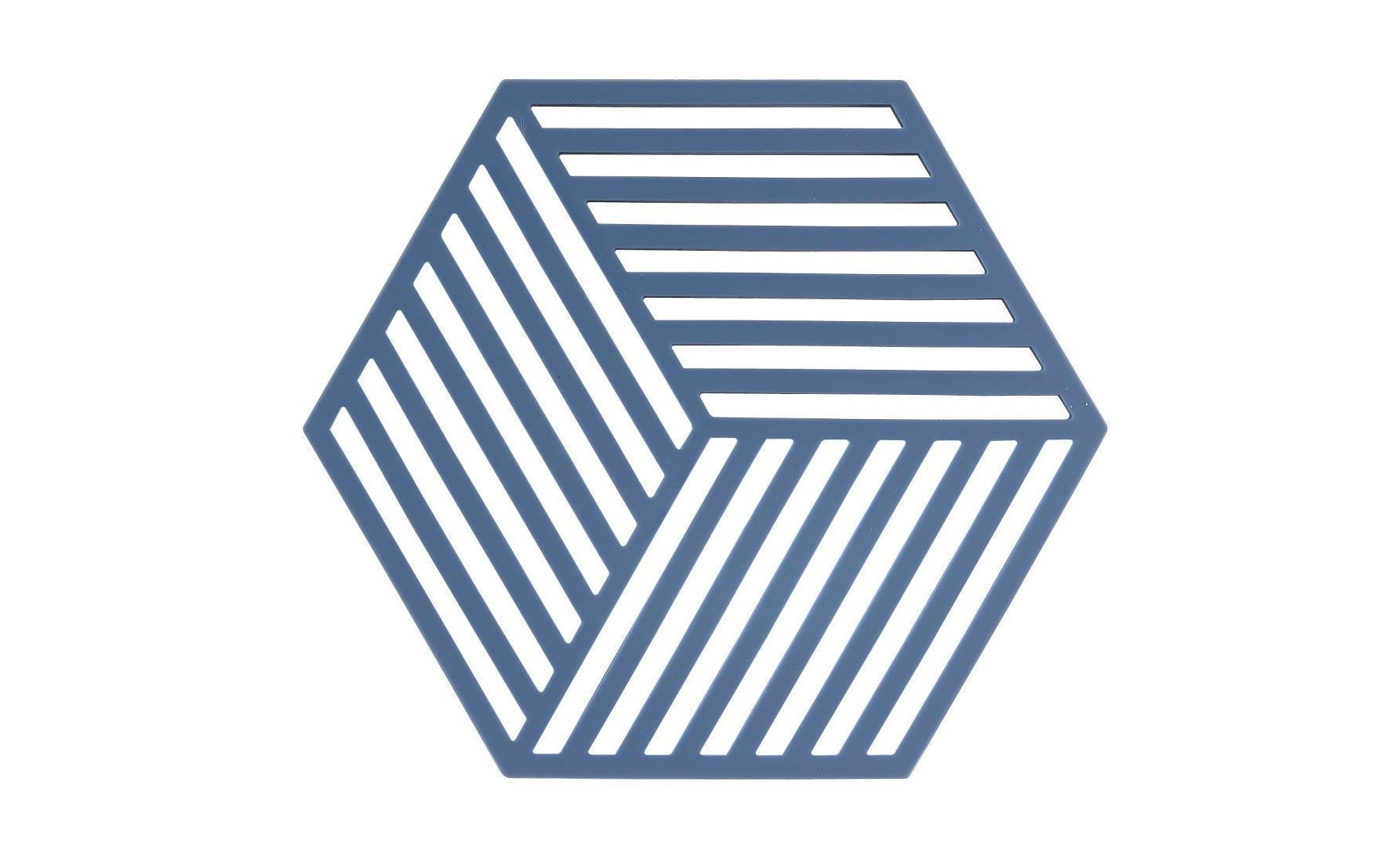 Zone Denmark Topfuntersetzer Hexagon Blau
