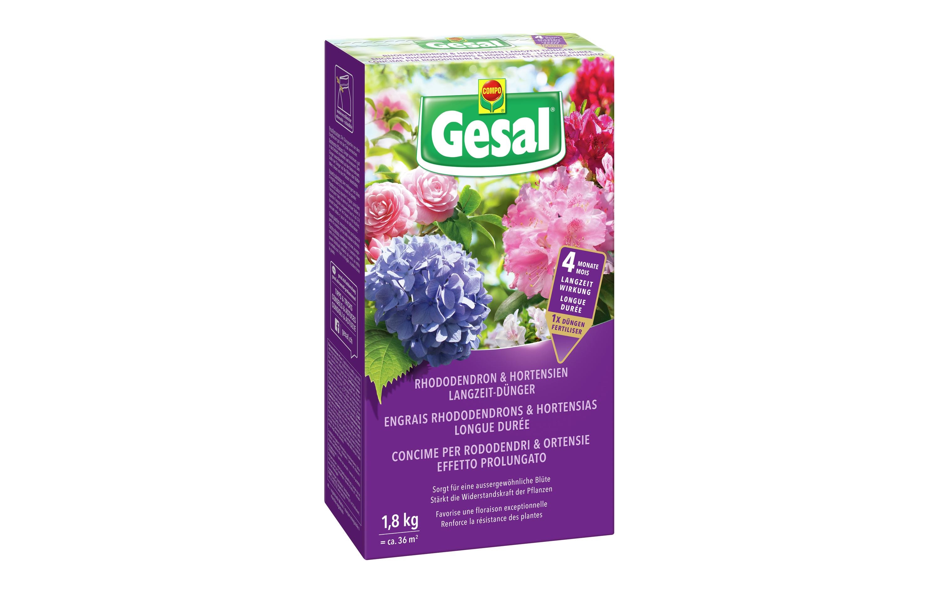 Gesal Rhododendron und Hortensien Langzeit-Dünger 1.8 kg