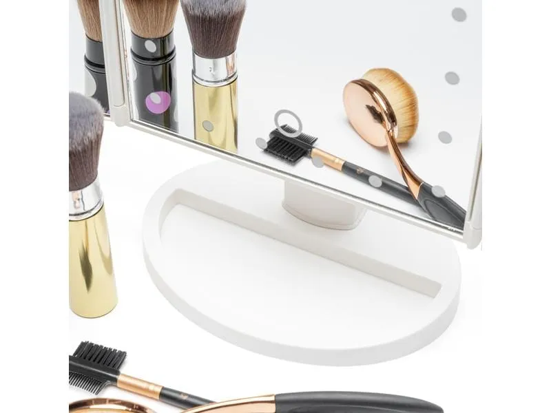 Rio Kosmetikspiegel 3 Way Makeup Mirror Weiss Rio Kosmetikspiegel 3 Way Makeup Mirror Weiss