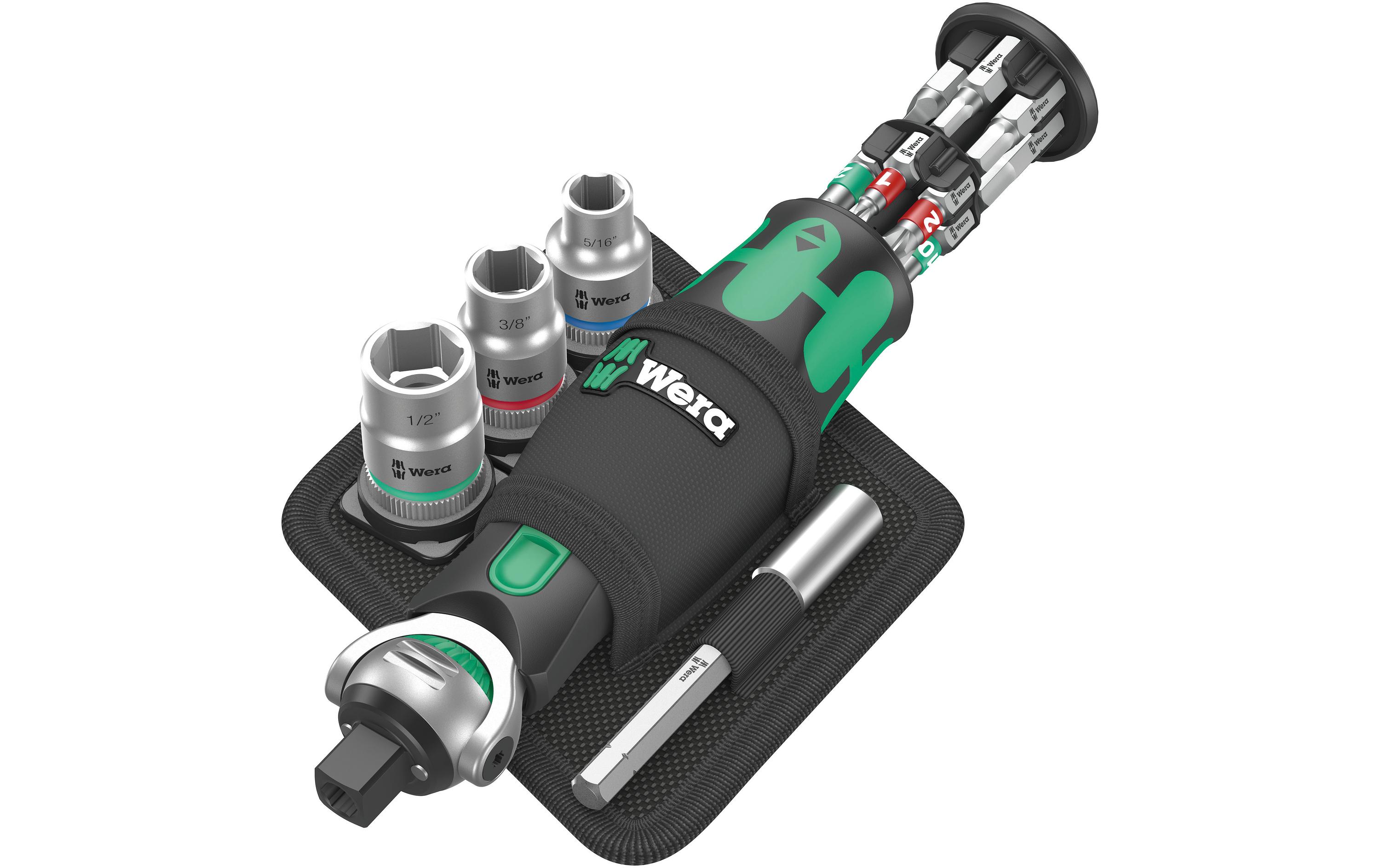 Wera Ratschen-Set 8009 Zyklop Pocket Imperial Set 2, 18-teilig
