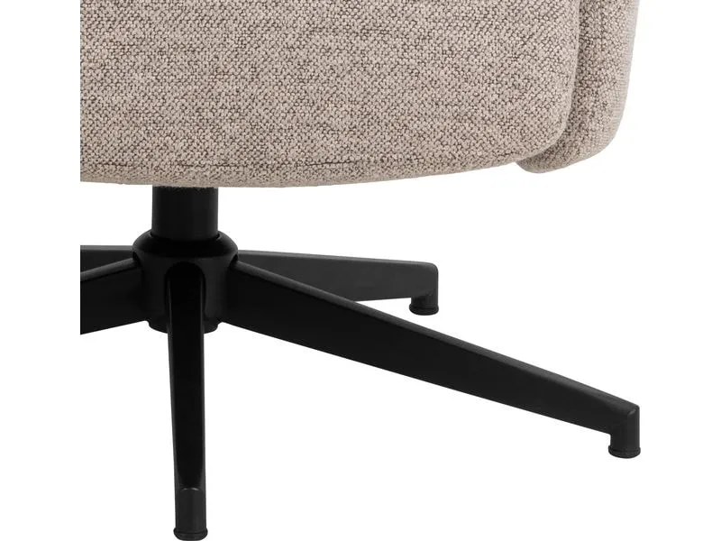 AC Design Sessel London Stahl/Textil, Beige AC Design Sessel London Stahl/Textil, Beige