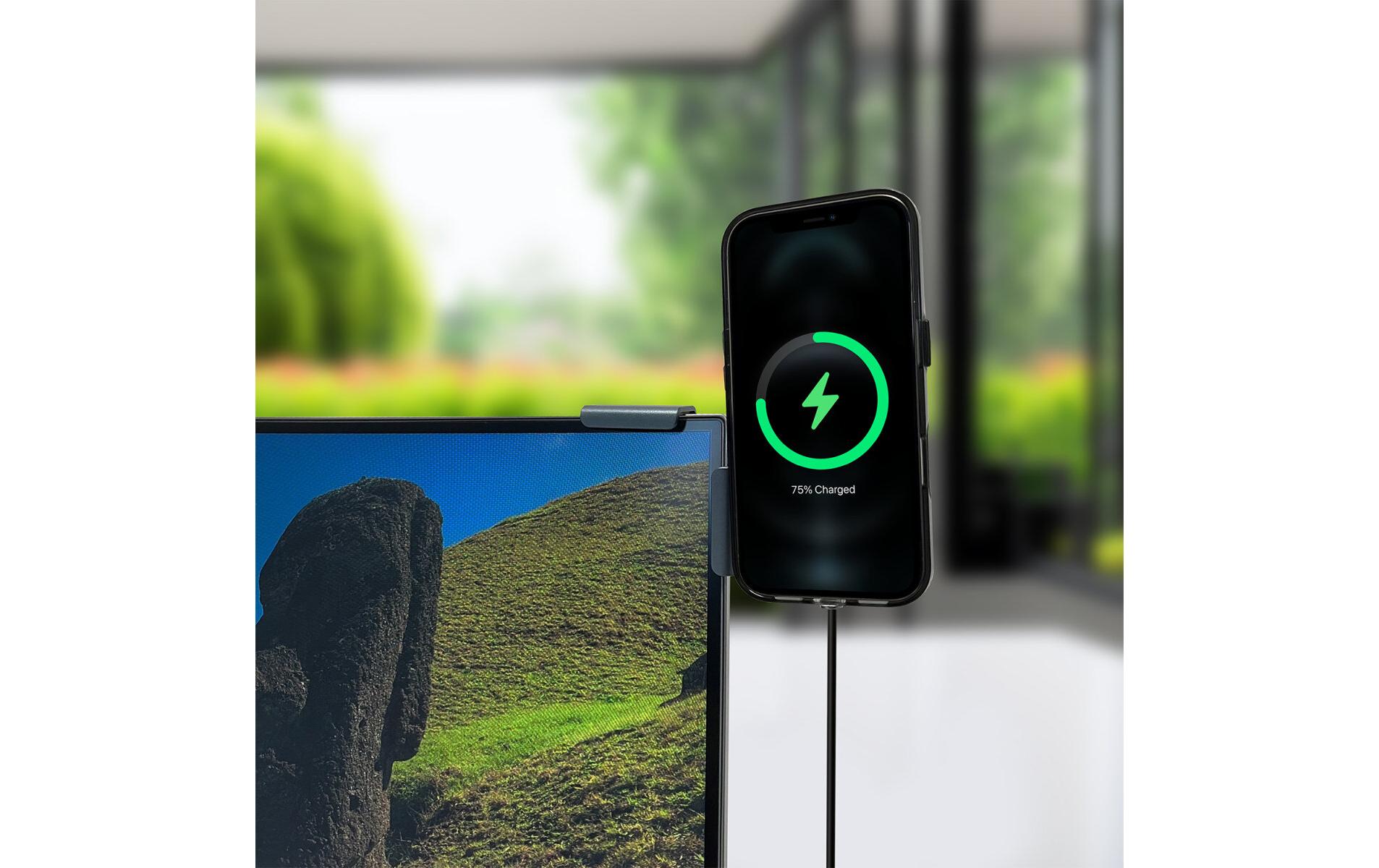 4smarts Wireless Charger Qi2 Screen Mount