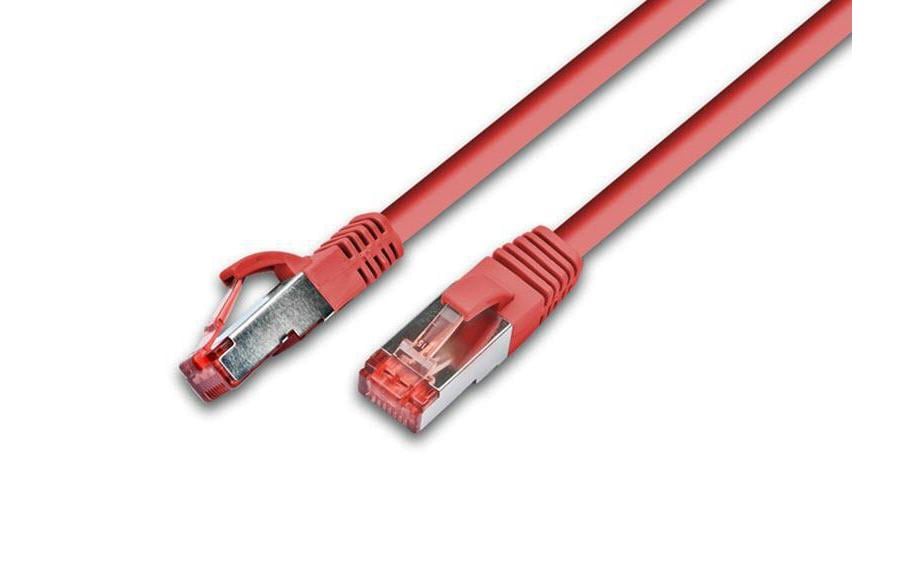 Wirewin Patchkabel Cat 6A, S/FTP, 25 m, Rot