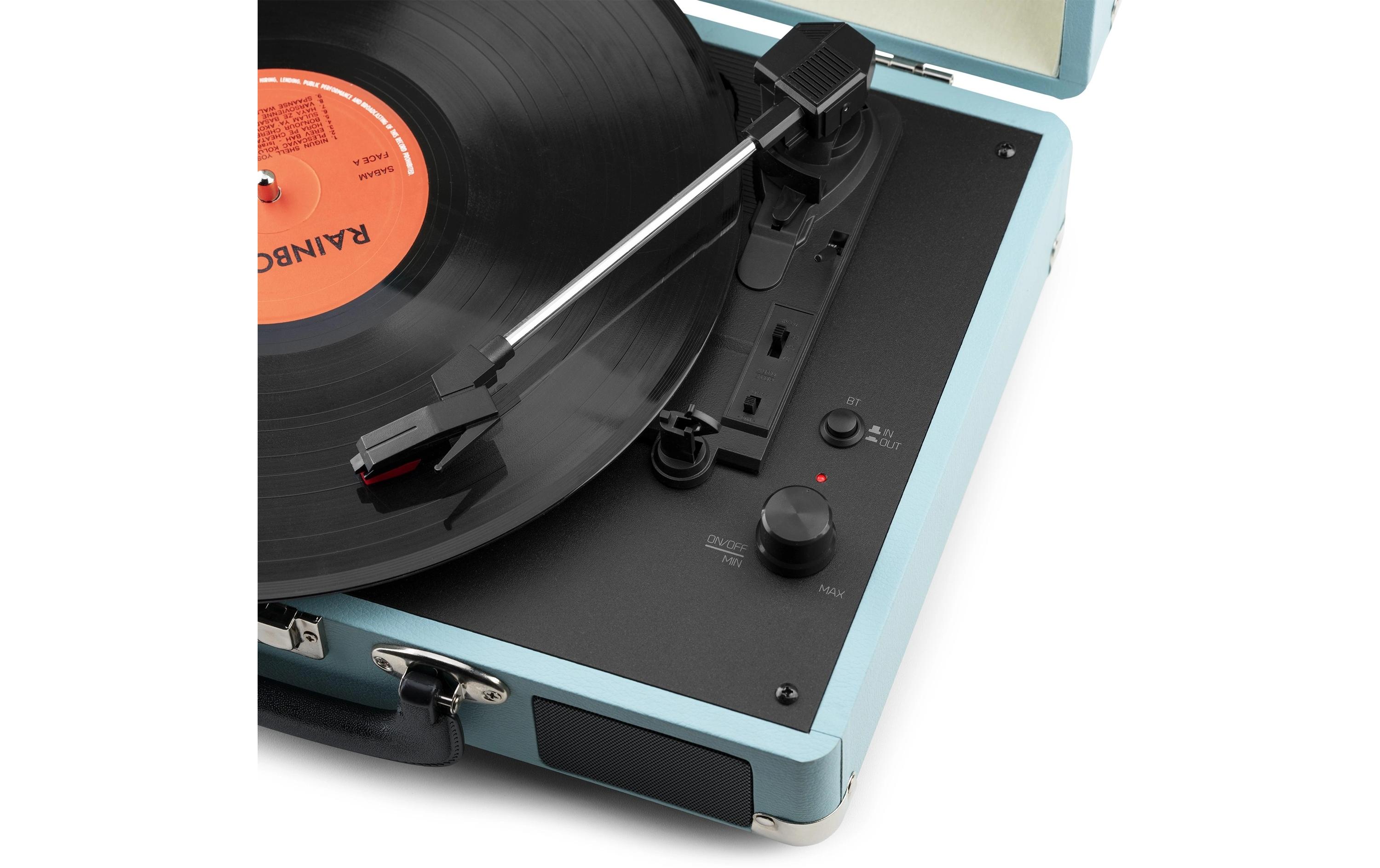 Audizio Plattenspieler mit Bluetooth RP116 Blau