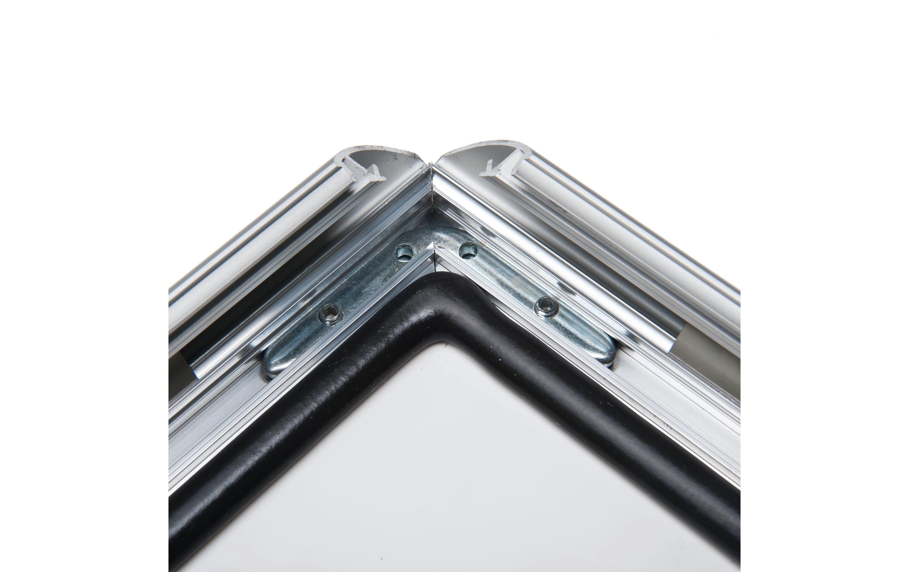 Franken Präsentationsrahmen Outdoor 25 mm, A4 Silber