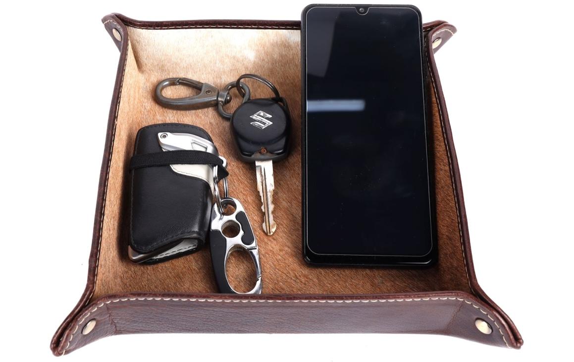 Alpenleder Hosentaschendepot Grattler Kuhfell