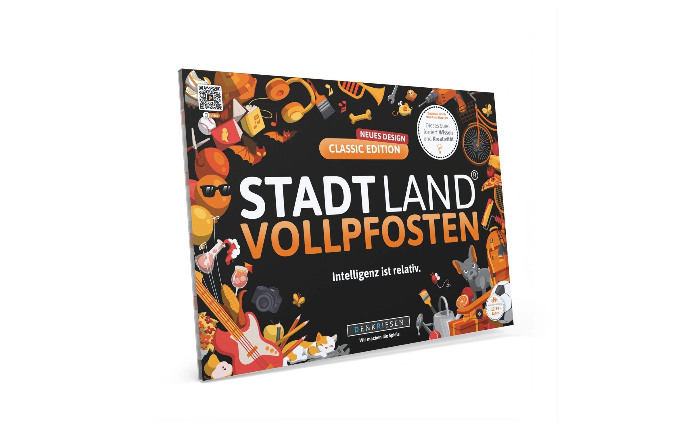 Denkriesen Stadt Land Vollpfosten A4 Block Classic Edition -DE-