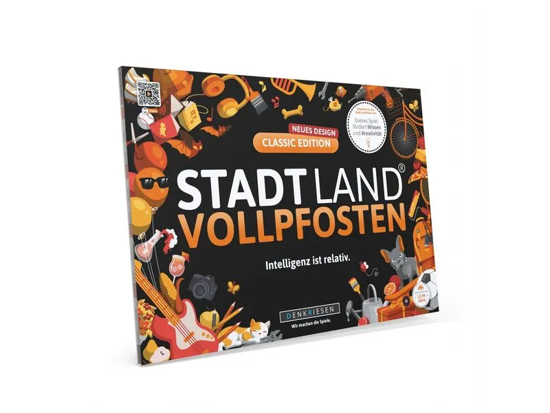 Denkriesen Stadt Land Vollpfosten A4 Block Classic Edition -DE-
