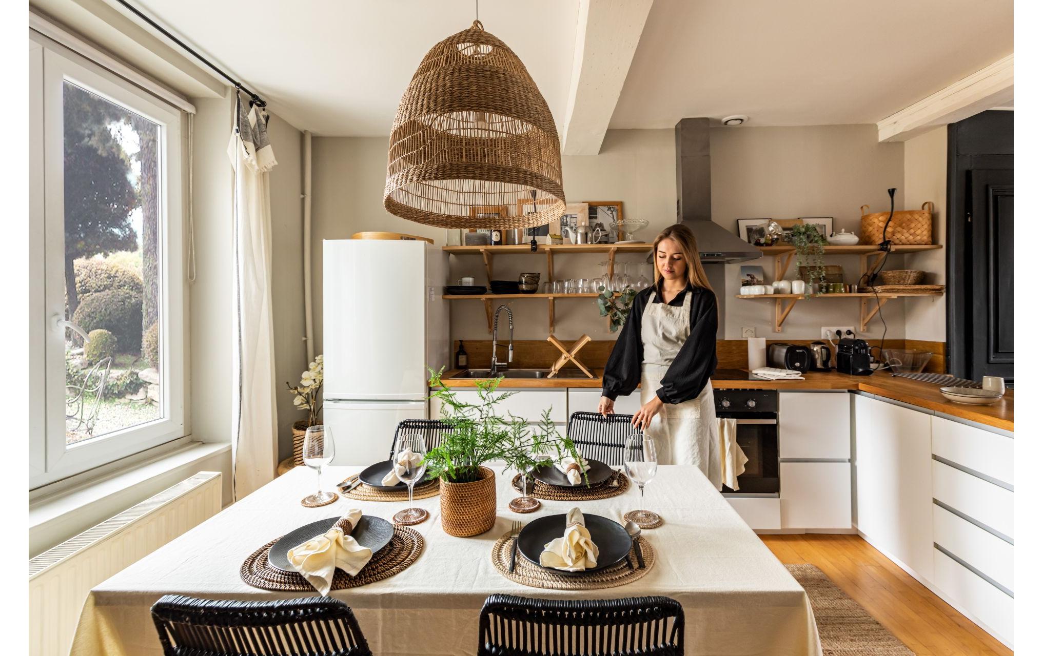 Tiseco Schürze Myrna Elfenbein