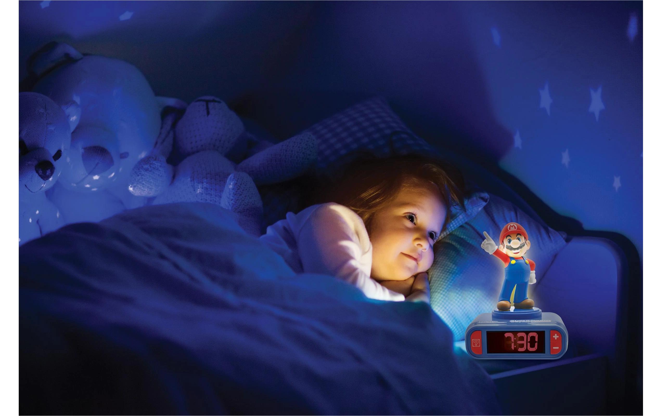 Lexibook Nachtlicht-Wecker Super Mario