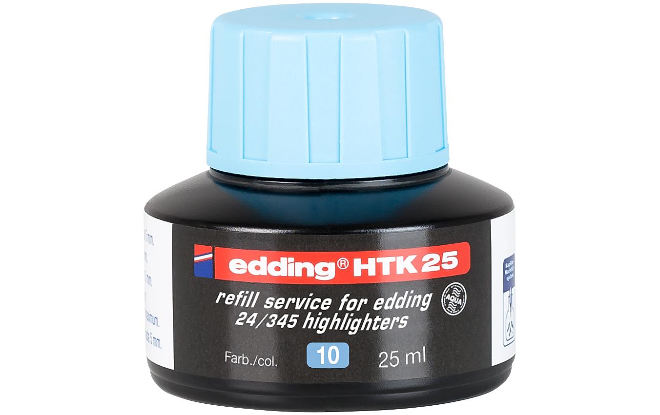 edding Nachfülltinte HTK25 25 ml, Hellblau edding Nachfülltinte HTK25 25 ml, Hellblau