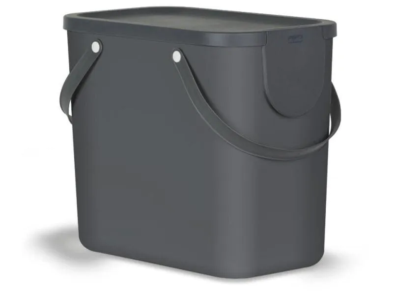 Rotho Recyclingbehälter Albula 25 l, Anthrazit