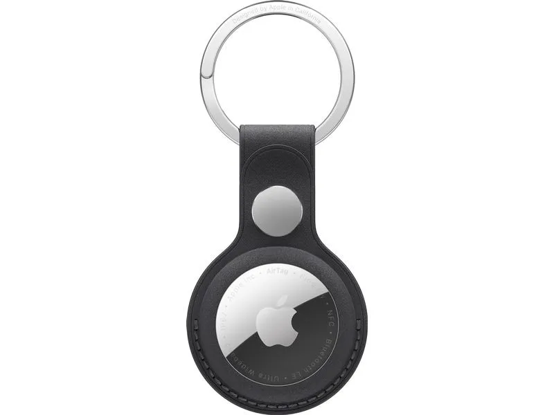 Apple AirTag Schlüsselanhänger aus Feingewebe Schwarz Apple AirTag Schlüsselanhänger aus Feingewebe Schwarz