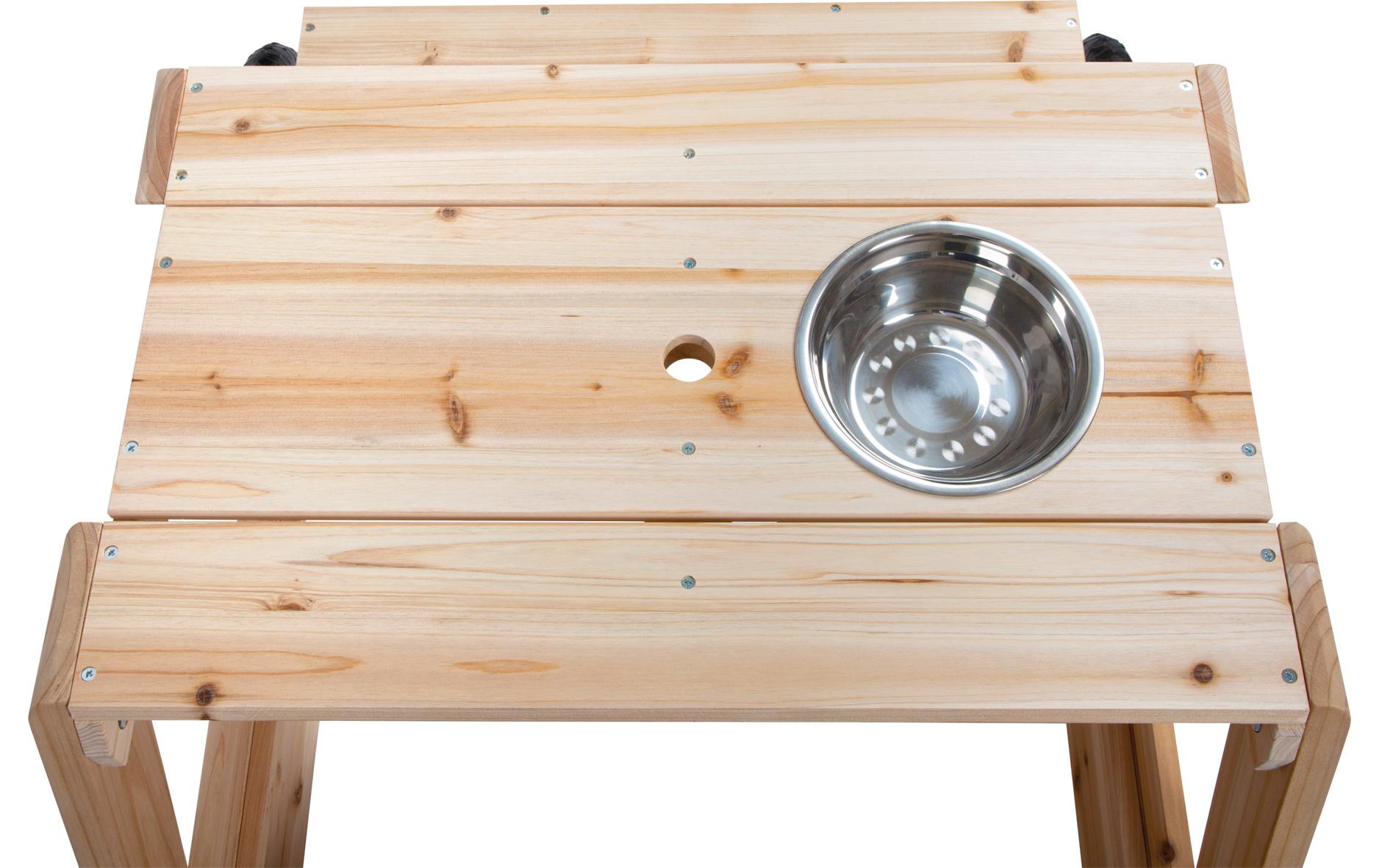 small foot Sandkasten mit Sitzgruppe und Matschtisch