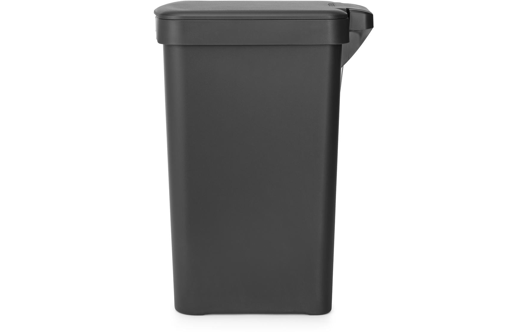 Brabantia Recyclingbehälter StepUp 16 l, Dunkelgrau