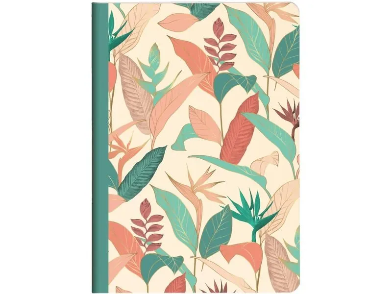 Clairefontaine Notizheft Gaia assortiert, A5, Liniert, Beige