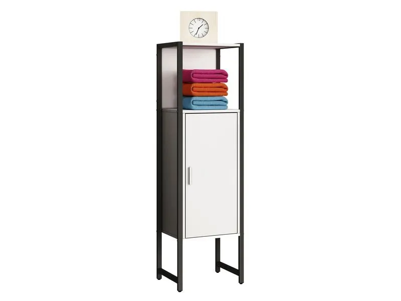 VCM Badezimmerregal Edino 33 x 114 cm, Weiss VCM Badezimmerregal Edino 33 x 114 cm, Weiss