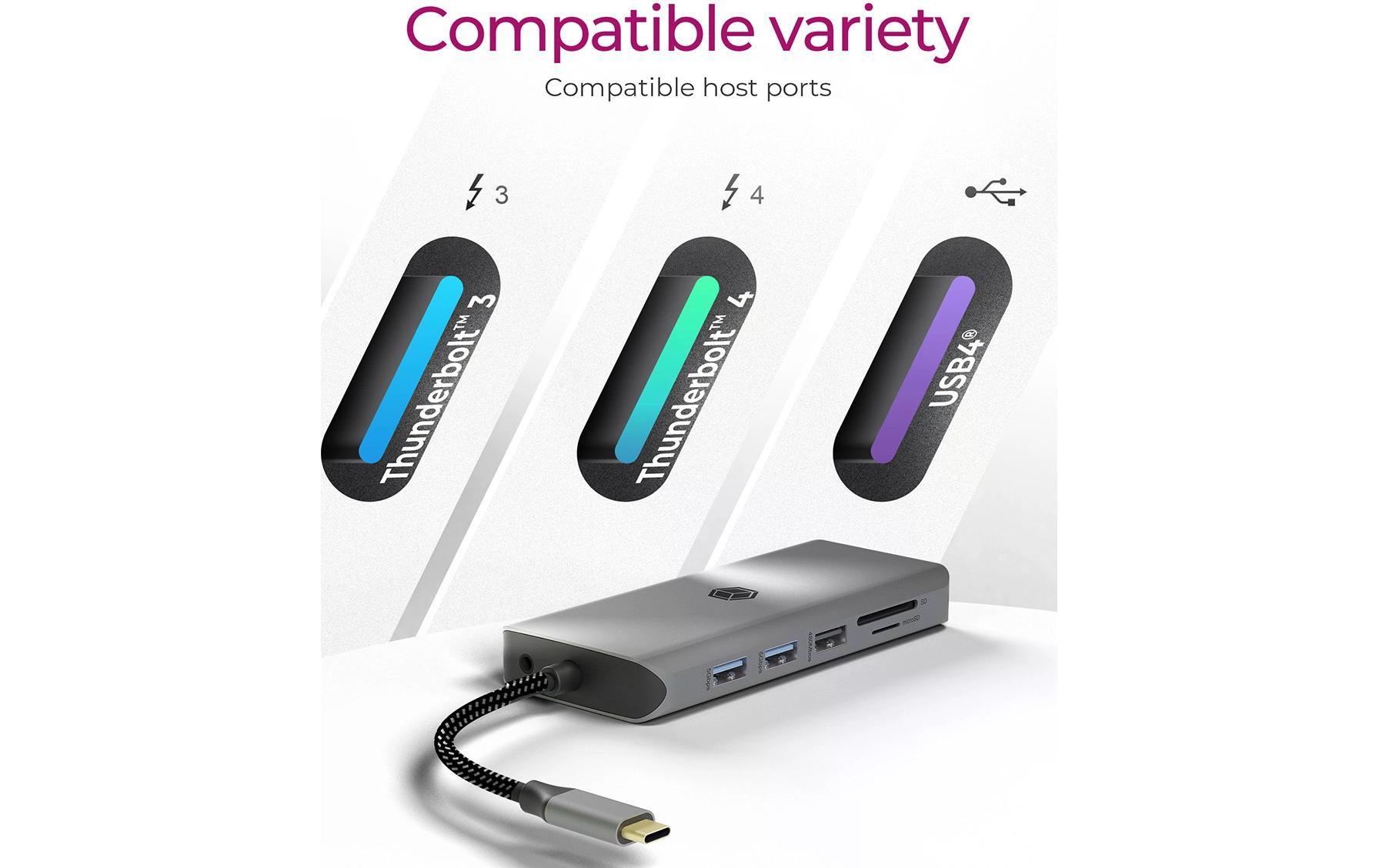 ICY BOX Dockingstation 12-in-1 USB Type-C IB-DK4061-CPD