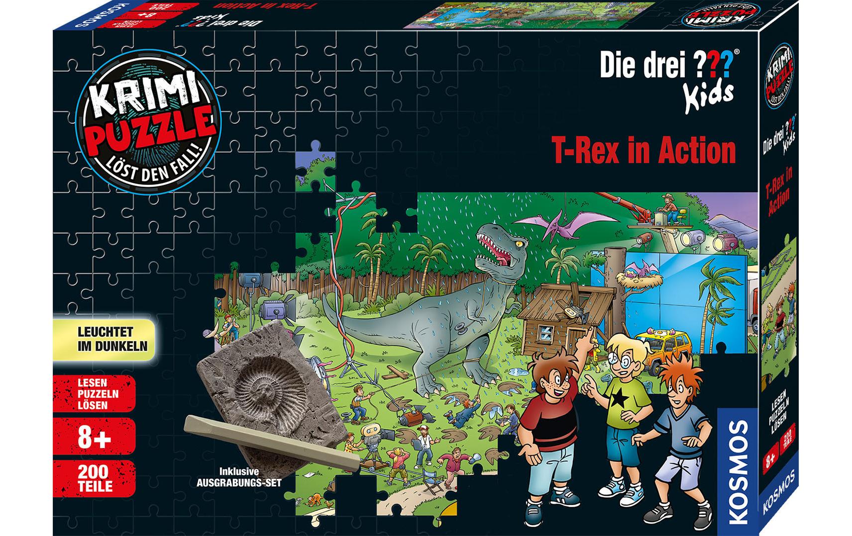 Kosmos Krimi-Puzzle Die drei??? T-Rex in Action Kosmos Krimi-Puzzle Die drei??? T-Rex in Action
