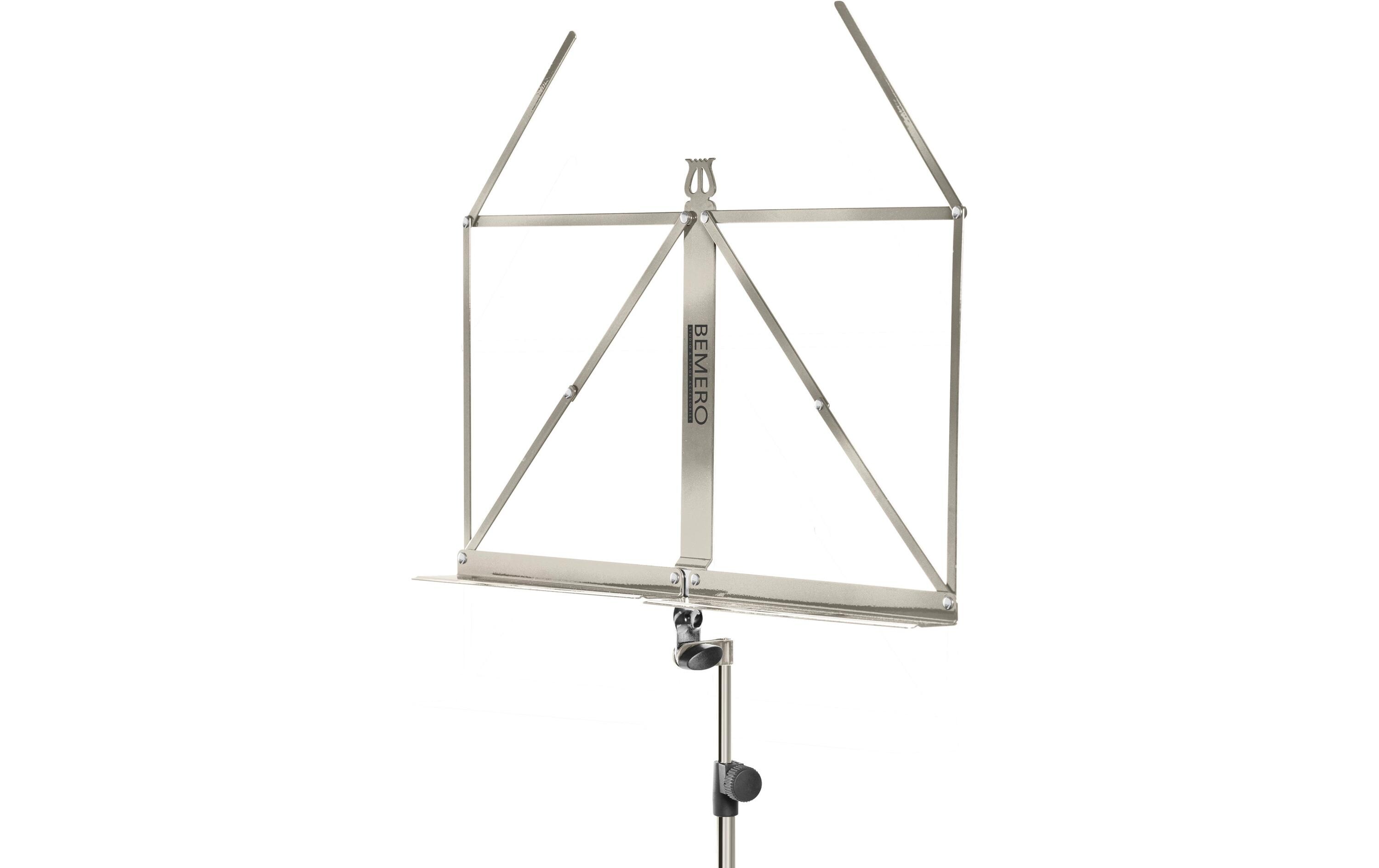 Bemero Notenständer MSS-8090BK Nickel